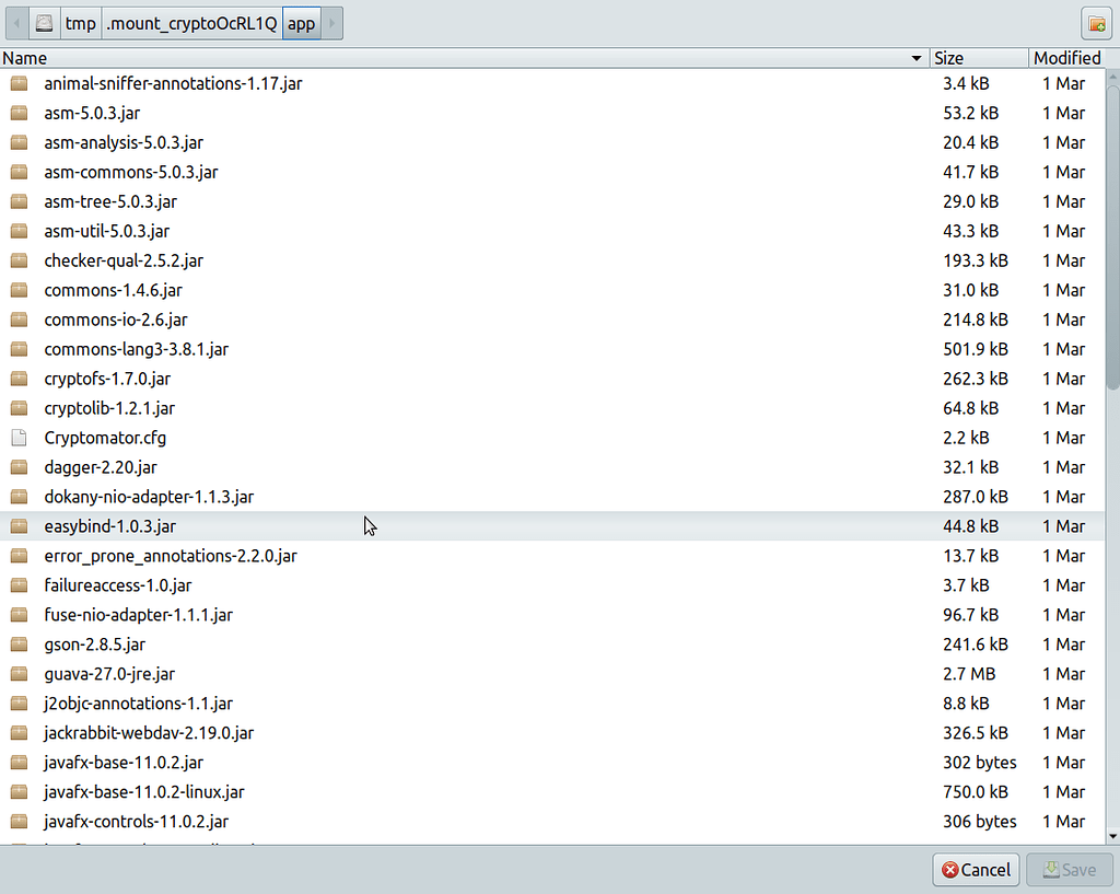 linux mint 18 install cryptomator