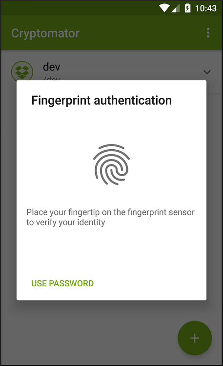 android fingerprintmanager crypto object