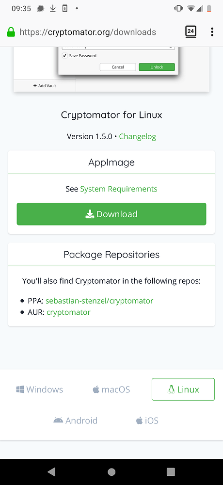 cryptomator app
